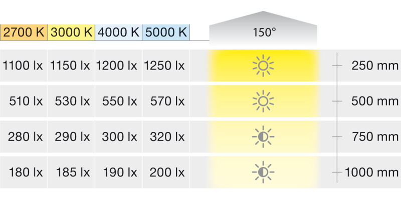 Loox5 LED2104 8mm COB 50M 12V/9.6W 5000K