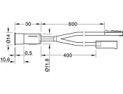 Loox5 LED3101 Plinth 5Set 24V/0.3W 3000K