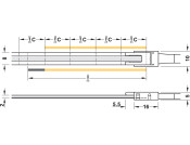 Loox5 LED3104 8mm COB 50M 24V/9.6W 3000K