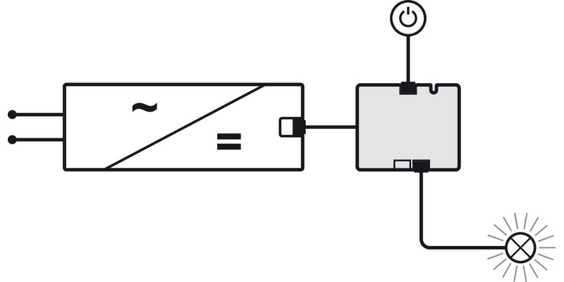 Loox5 2-Way Distr+Swt 24V/120W