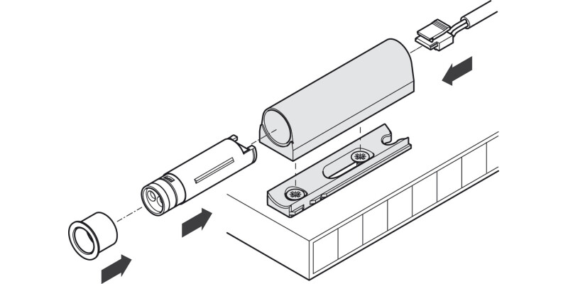 Loox Housing Swt 58x17x16mm Pl Slv Col