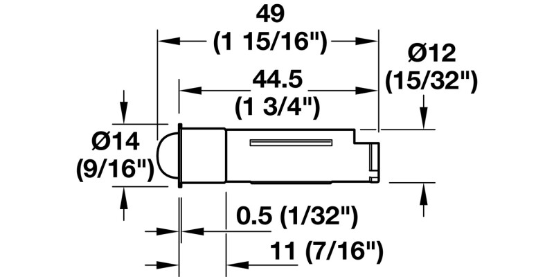 Loox IP20 Mod Mot Detector 0.5/1/3 Mins
