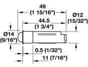 Loox IP20 Mod Mot Detector 0.5/1/3 Mins