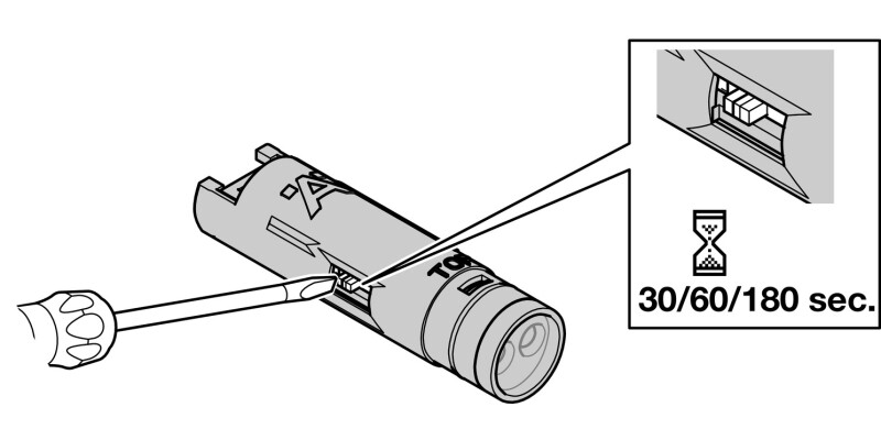 Loox IP20 Mod Mot Detector 0.5/1/3 Mins