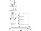 Optimo Sld 1Dr FitSet 100/125x1981x610