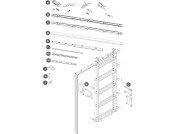 Optimo Sld 1Dr FitSet 100/125x1981x610