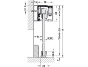 Slido D-Li12 120F FitSet 1Dr w SC Gls
