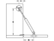 Gas Filled Piston Rods 90-110D SNP 100N