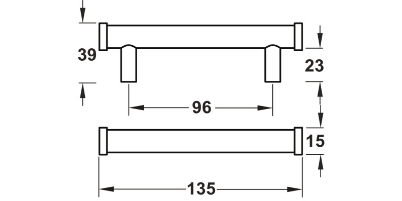 Thaxted Pull Hdl Brs Ant Brs 96mm cc