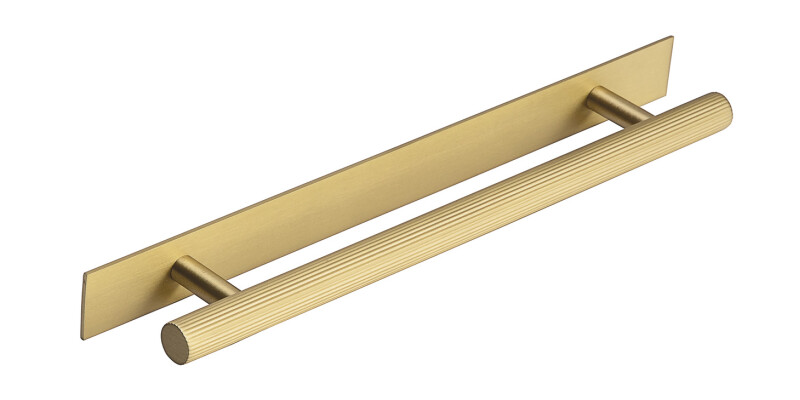 Langham Pull Hdl+Plt Brs Sat 320mm cc