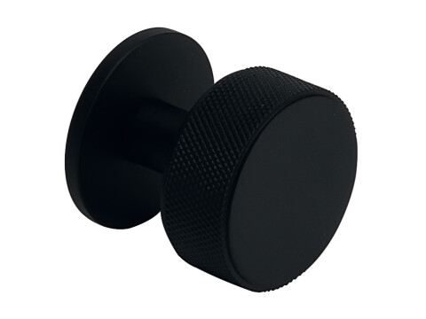 Harlington Rd Knob St Matt Blk D36mm