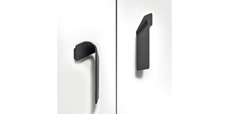 Foldo Pull Hdl ZA AntiBac Blk RH 16mm cc