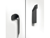 Foldo Pull Hdl ZA AntiBac Blk RH 16mm cc