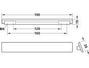 Templeton Pull Hdl ZA M.Chp 128/160mm cc