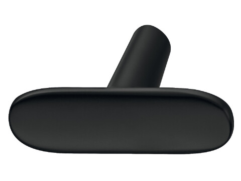 Pebble Knob ZA Matt Blk 46x31mm