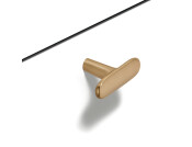 Pebble Knob ZA Matt Blk 46x31mm