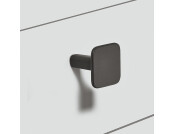 Ashton Knob ZA Matt Blk 27x28mm