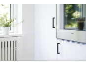 Square10 Pull Hdl Ocean Pl Blk 128mm cc