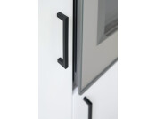 Square10 Pull Hdl Ocean Pl Blk 128mm cc