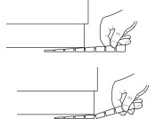 Furniture Alignment Wedge 1-8mm Pl Brown