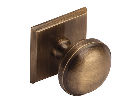 Albury Knob+BP Brass Ant Brz D32x34mm