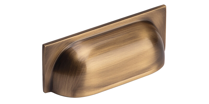 Albury Cup Hdl Brass Ant Brz 76mm cc