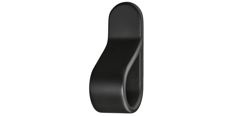 Belt Loop Knob ZA Matt Blk 22x63mm