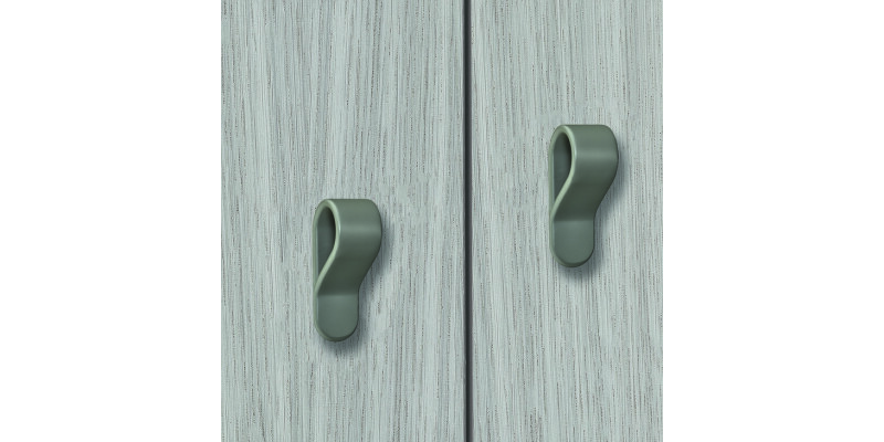 Belt Loop Knob ZA Matt Blk 22x63mm