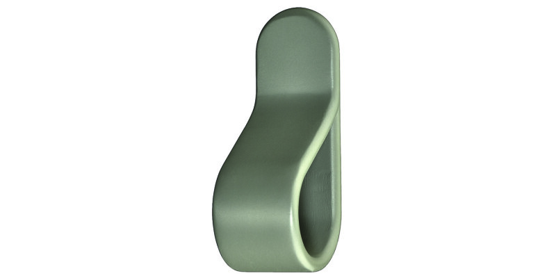 Belt Loop Knob ZA Moss Grey 22x63mm