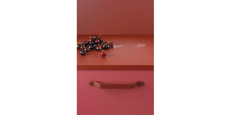 Belt Pull Hdl ZA Volcano Red 160mm cc