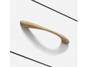 Sway Bow Hdl Walnut Unfin 160mm cc