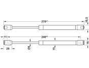 Gas Filled Piston Rods 90-110D SNP 60N