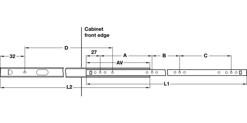 BB DrwRun 17mm Groove Sgl 8kg 187-284mm