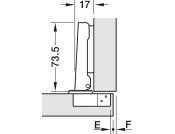 M310 Hinge+Inline Plt Set 45/9.5 FO NP