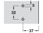 M310 110D Hinge+Plate Set FO 45/9.5 x20
