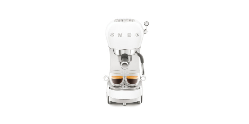 Smeg ECF02WHUK Esp Coffee Mch Wht