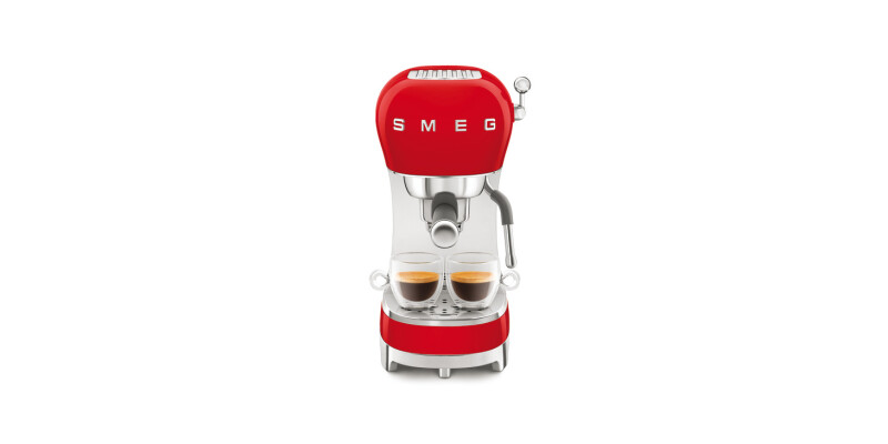 Smeg ECF02RDUK Esp Coffee Mch Red
