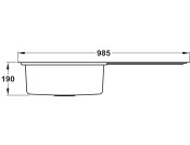 RM Arlington AR9851R 1.0B Sink RHD SS