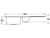 RM Arlington AR9852R 1.5B Sink RHD SS
