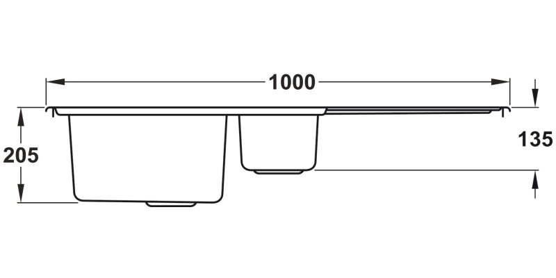 RM Oakland�OAK1052 1.5B�Sink�Rev SS