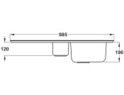 RM Sedona SD9852 1.5B Sink Rev SS