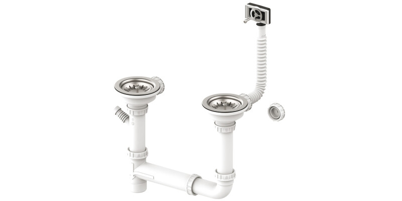 LE WAST04/ Waste+Overflow Dbl SS