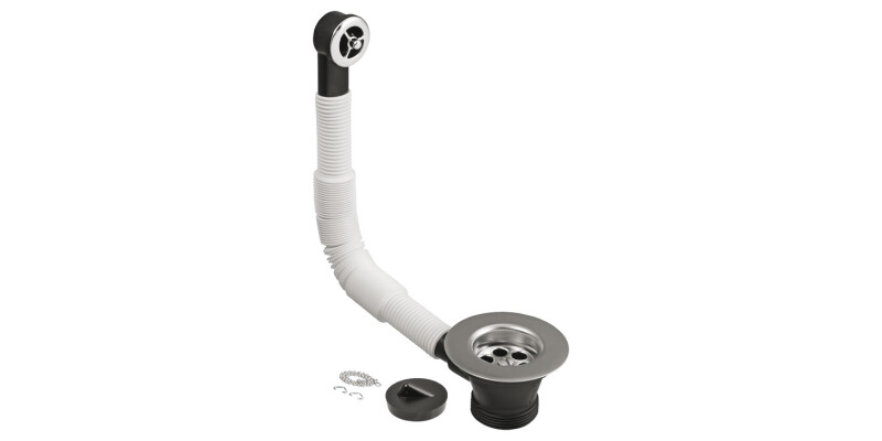 Single Waste and Overflow Set, Leisure WKIT17