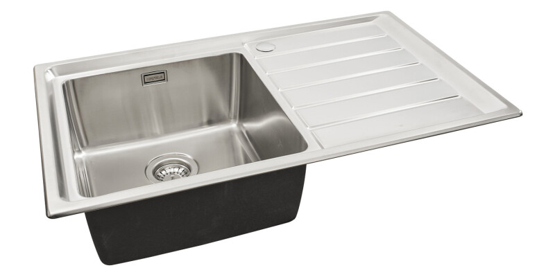 Veneto 860x500mm 1.0B Sink RHD 304 SSS