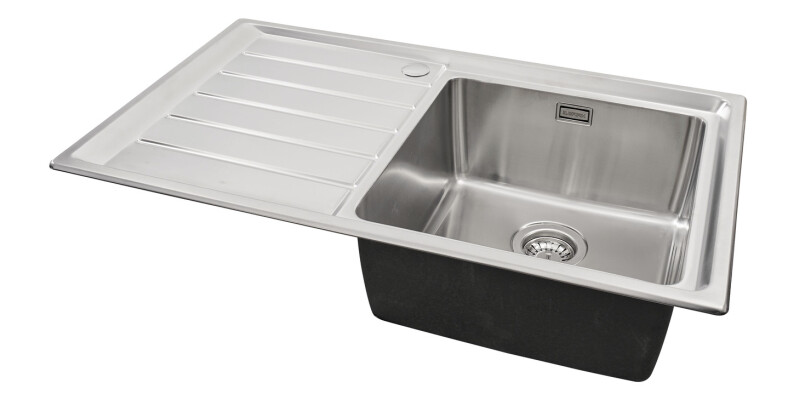 Veneto 860x500mm 1.0B Sink LHD 304 SSS