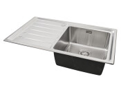 Veneto 860x500mm 1.0B Sink LHD 304 SSS