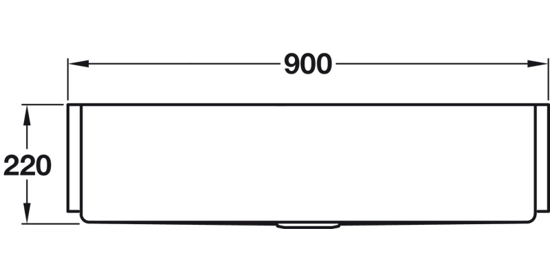 Lido Belfast 900x600mm 1.0B UH Sink SSS