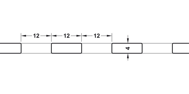 Decorative Panel 45D 600x1200x4mm Oak