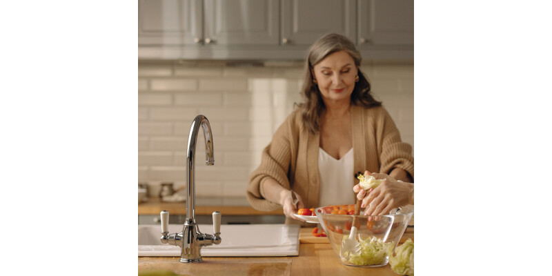 Bidbury&Co Amesbury Dual Lvr C-Tap Chr