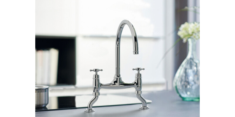 Bidbury&Co Sherborne Bridge Dual Tap Chr